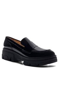 Badura Loafersy VILA-2876 Czarny. Kolor: czarny. Materiał: skóra #7