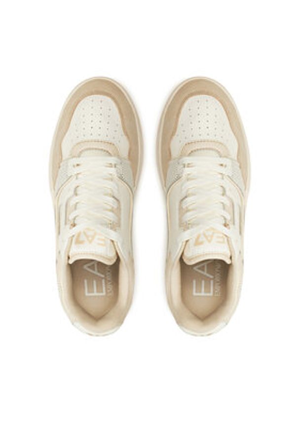 EA7 Emporio Armani Sneakersy X8X187 XK402 U265 Biały. Kolor: biały. Materiał: skóra