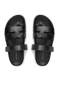 Tory Burch Klapki Ines Sport Slide 161636 Czarny. Kolor: czarny. Materiał: skóra. Styl: sportowy #5