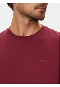 BOSS T-Shirt Thompson 01 50468347 Bordowy Regular Fit. Kolor: czerwony. Materiał: bawełna #3
