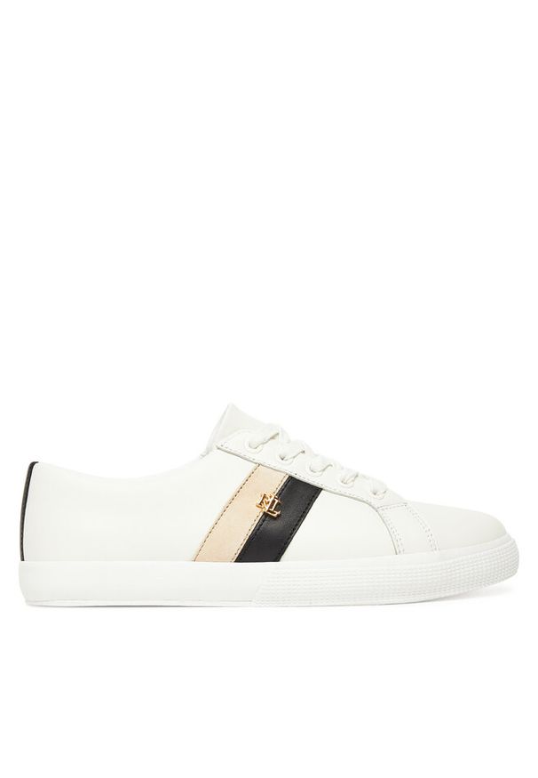 Lauren Ralph Lauren - Sneakersy LAUREN RALPH LAUREN. Kolor: biały