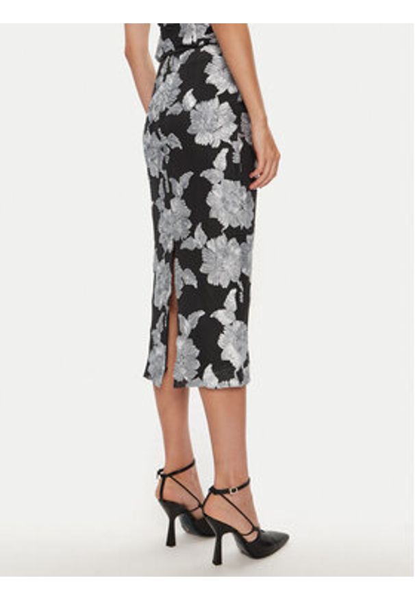 ROTATE Spódnica ołówkowa Tasha 1130381206 Czarny Slim Fit. Kolor: czarny. Materiał: syntetyk