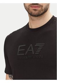 EA7 Emporio Armani T-Shirt 7M000224 AF10375 UC001 Czarny Regular Fit. Kolor: czarny. Materiał: bawełna #3