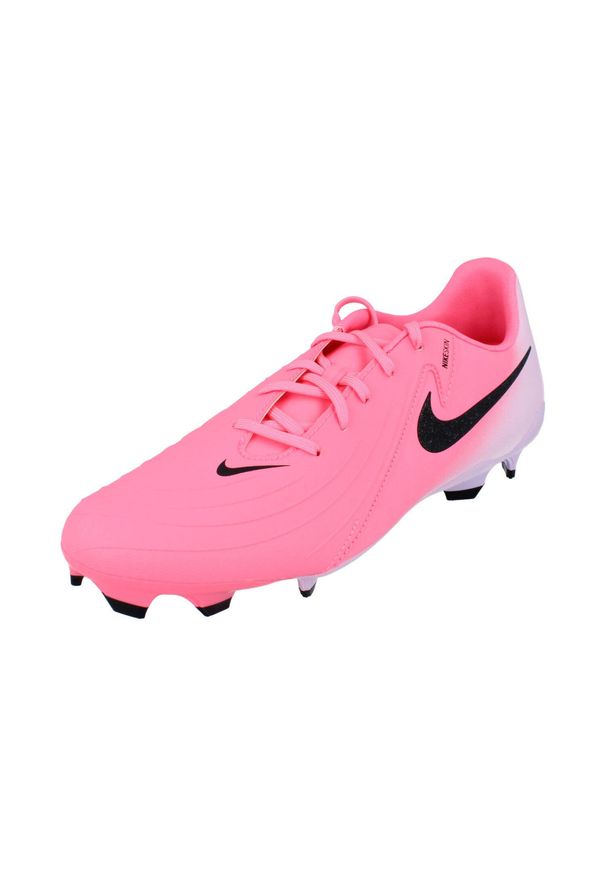Buty korki Nike Phantom GX II Academy FG/MG Różowe. Kolor: różowy. Materiał: syntetyk. Sport: bieganie, piłka nożna