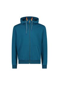 Bluza z kapturem CMP. Okazja: na co dzień. Typ kołnierza: kaptur. Kolor: niebieski. Styl: casual, sportowy. Sport: fitness, turystyka piesza #1