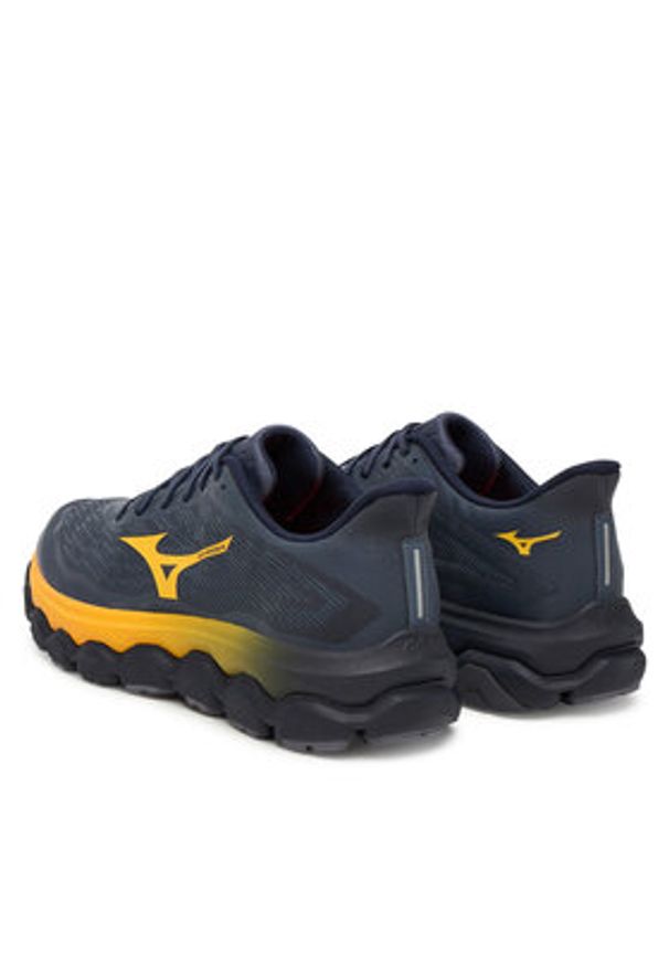 Mizuno Buty do biegania Wave Horizon 8 J1GC2526 Czarny. Kolor: czarny. Materiał: materiał. Model: Mizuno Wave