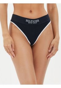 TOMMY HILFIGER - Tommy Hilfiger Stringi UW0UW05219 Granatowy. Kolor: niebieski. Materiał: bawełna