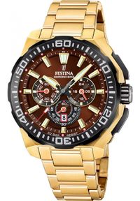 Zegarek męski Festina F20727-3 złoty. Kolor: złoty #1