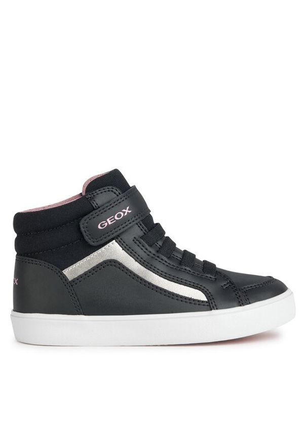 Geox Sneakersy J Gisli Girl J364NC 05410 C9999 M Czarny. Kolor: czarny. Materiał: skóra