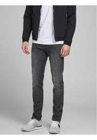 Jack & Jones Jeansy Tim 12181054 Szary Slim Fit. Kolor: szary