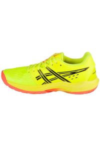 Buty Asics Powerbreak Ff Paris 1072A110-750 żółte. Kolor: żółty. Materiał: guma. Szerokość cholewki: normalna. Sport: siatkówka #2