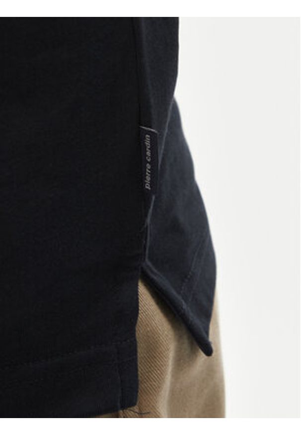 Pierre Cardin T-Shirt C5 21460.2120 Granatowy Regular Fit. Kolor: niebieski. Materiał: bawełna