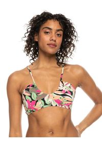 Roxy - Stanik bikini z miseczkami dla Kobiety PRINTED BEACH CLASSICS Czarny. Kolor: czarny. Materiał: nylon, elastan, materiał