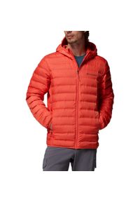 columbia - Kurtka COLUMBIA LAKE 22 II DOWN HOODED JACKET Pomarańczowy. Kolor: pomarańczowy. Materiał: syntetyk. Sport: turystyka piesza