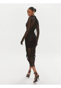 Versace Jeans Couture Sukienka koktajlowa 76HAO918 Czarny Slim Fit. Kolor: czarny. Materiał: syntetyk. Styl: wizytowy #3