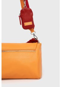 Desigual torebka 22SAXP31 kolor pomarańczowy. Kolor: pomarańczowy. Rodzaj torebki: na ramię #5