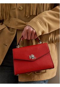 Lauren Ralph Lauren - LAUREN RALPH LAUREN Torebka 431966765006 Czerwony. Kolor: czerwony. Materiał: skórzane #7