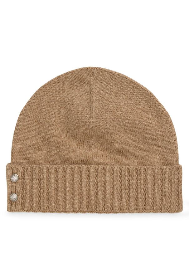 Lauren Ralph Lauren - Czapka LAUREN RALPH LAUREN. Kolor: beżowy