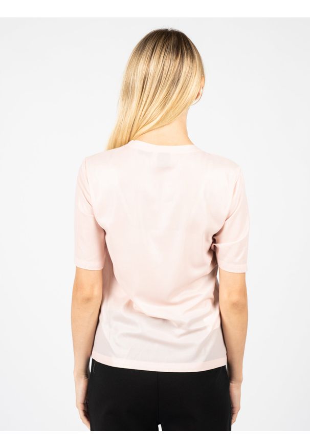 Pinko Bluzka "Materasso" | 100733 A0HD | Materasso | Kobieta | Różowy. Okazja: na co dzień. Kolor: różowy. Materiał: poliester. Długość: krótkie. Styl: casual