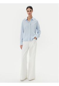 TOMMY HILFIGER - Tommy Hilfiger Koszula WW0WW45983 Błękitny Regular Fit. Kolor: niebieski. Materiał: bawełna, wiskoza #4