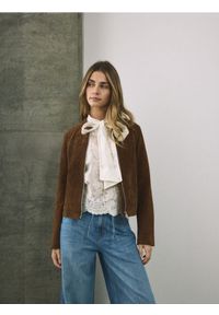 Reserved - Bluzka z modalem - złamana biel. Materiał: tkanina #1