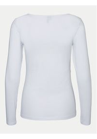 Vero Moda Bluzka Maxi My 10228809 Biały Slim Fit. Kolor: biały. Materiał: bawełna #5