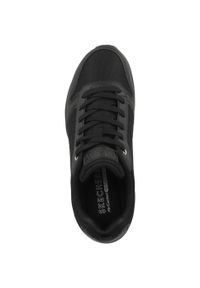 skechers - Buty do chodzenia damskie, Skechers Uno - Inside Matters. Kolor: czarny. Materiał: guma, materiał, tkanina, syntetyk. Sport: turystyka piesza