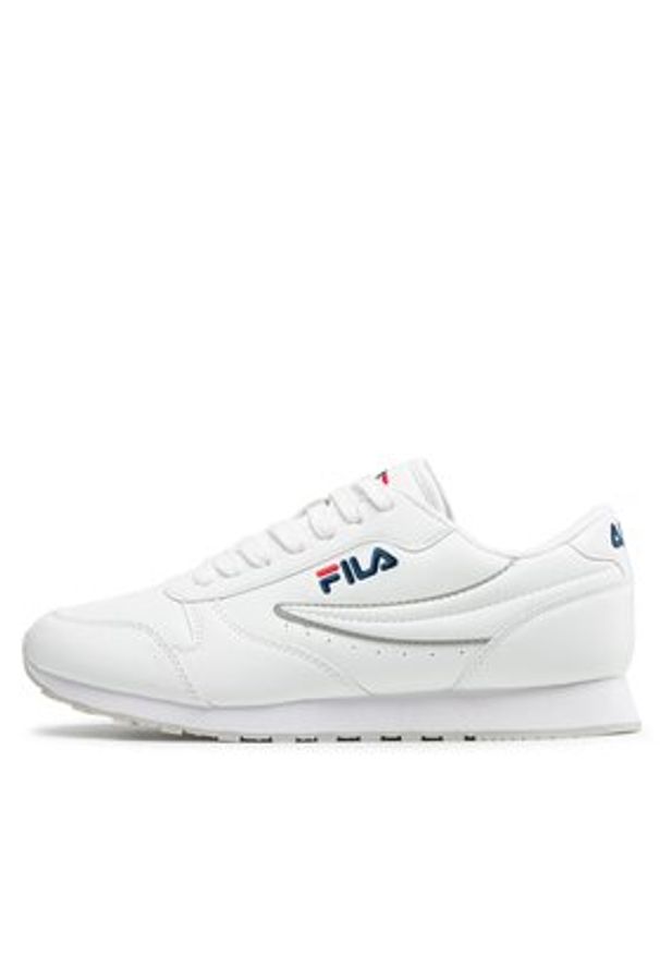 Fila Sneakersy Orbit Low 1010263.1FG Biały. Kolor: biały. Materiał: skóra