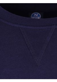 North Sails Bluza | 90 2261 000 | Round Neck | Mężczyzna | Granatowy. Okazja: na co dzień. Kolor: niebieski. Materiał: bawełna. Wzór: aplikacja. Styl: casual