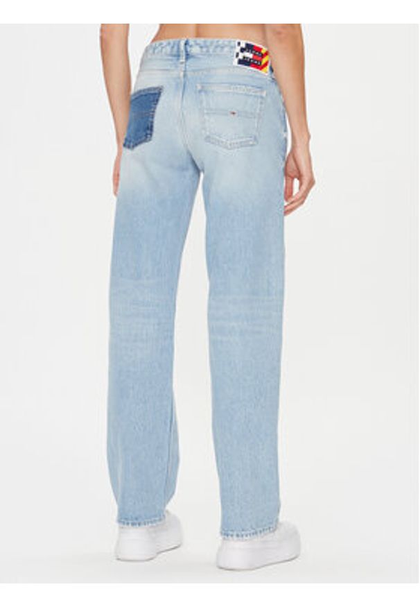 Tommy Jeans Jeansy Sophie DW0DW16092 Niebieski Straight Fit. Kolor: niebieski