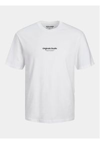 Jack & Jones - Jack&Jones T-Shirt Vesterbro 12240121 Biały Relaxed Fit. Kolor: biały. Materiał: bawełna