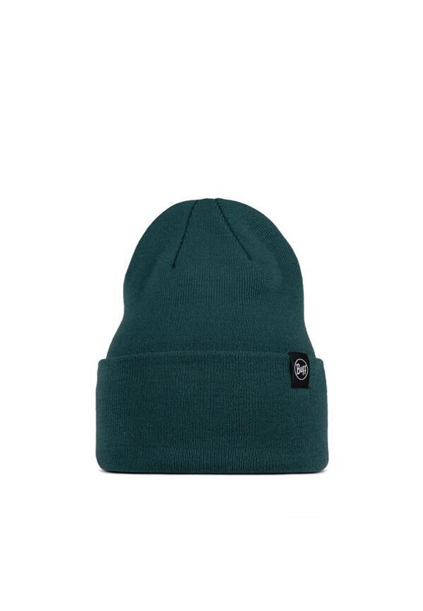 Buff - Czapka BUFF KNITTED BEANIE LILON SILVERSAGE. Kolor: beżowy, wielokolorowy, zielony. Sezon: zima. Styl: sportowy