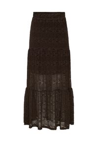 only - ONLY Spódnica maxi Luna 15353206 Brązowy Regular Fit. Kolor: brązowy. Materiał: bawełna, syntetyk #2