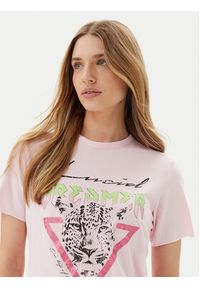 only - ONLY T-Shirt Lucy 15307412 Różowy Regular Fit. Kolor: różowy. Materiał: bawełna