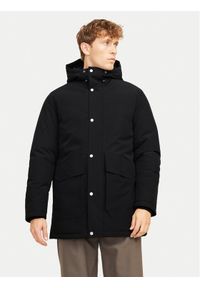 Jack & Jones - Jack&Jones Parka Trek 12256992 Czarny Regular Fit. Kolor: czarny. Materiał: syntetyk #1