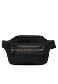 Calvin Klein Saszetka nerka Contrast Belt Bag LV04D3073G Czarny. Kolor: czarny. Materiał: materiał