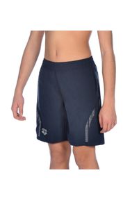 Spodenki Arena Junior Team Line Bermuda. Kolor: niebieski. Materiał: poliester #1