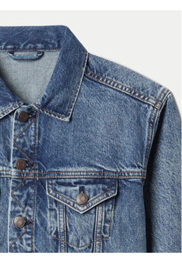 GAP - Gap Kurtka jeansowa 523213-00 Niebieski Regular Fit. Kolor: niebieski. Materiał: bawełna
