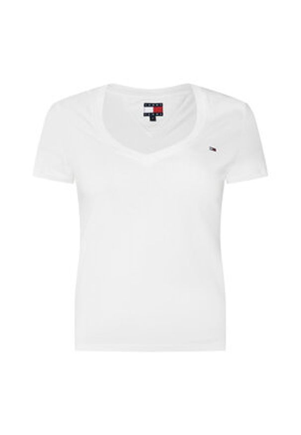 Tommy Jeans Komplet 2 t-shirtów DW0DW21367 Kolorowy Slim Fit. Materiał: bawełna. Wzór: kolorowy