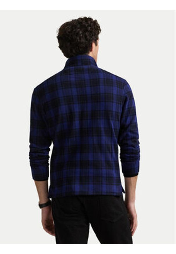 Polo Ralph Lauren Sweter 710920192002 Granatowy Regular Fit. Typ kołnierza: polo. Kolor: niebieski. Materiał: bawełna