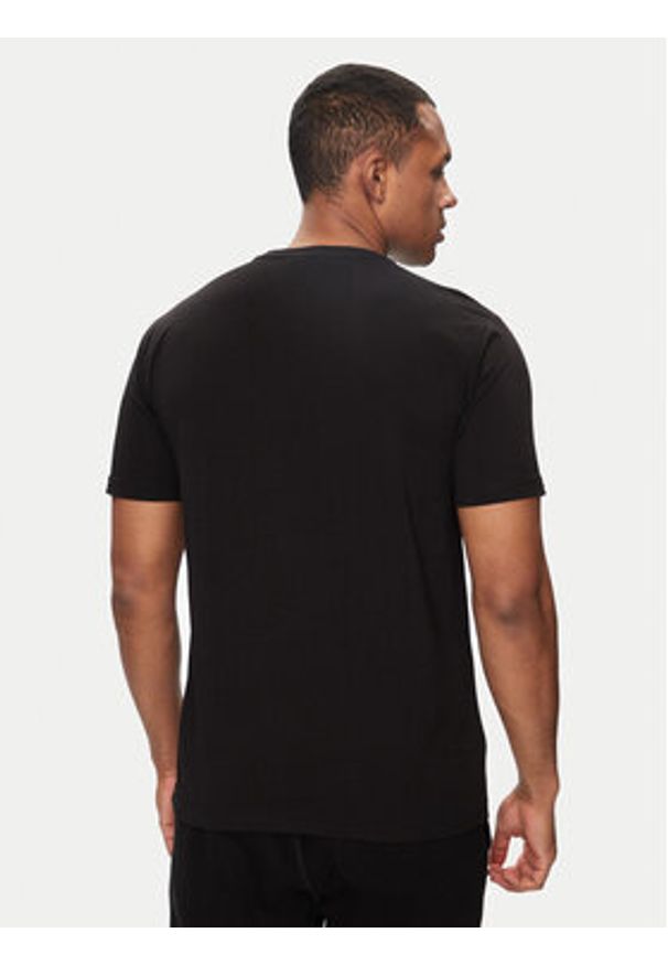 EA7 Emporio Armani T-Shirt 3DPT29 PJULZ 1200 Czarny Regular Fit. Kolor: czarny. Materiał: bawełna, syntetyk