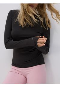 Reserved - Longsleeve z lyocellem - szary. Kolor: szary. Materiał: dzianina. Długość rękawa: długi rękaw #1