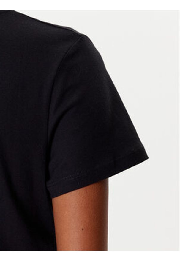 Morgan T-Shirt 242-DLUCAS Czarny Regular Fit. Kolor: czarny. Materiał: bawełna
