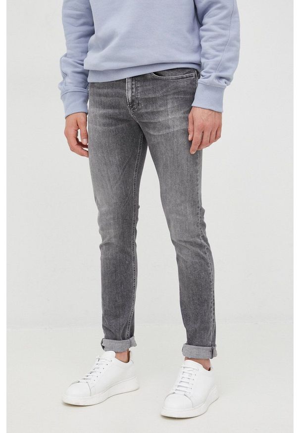 Calvin Klein Jeans jeansy J30J321126.9BYY męskie. Kolor: szary