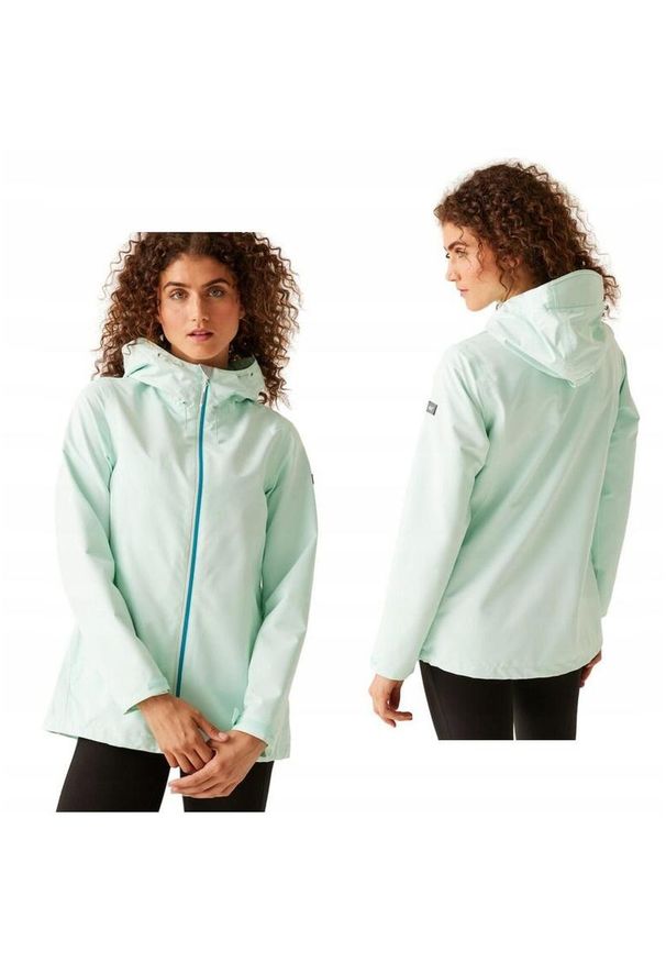 Regatta - Kurtka przeciwdeszczowa damska Hamara III. Kolor: zielony. Sport: turystyka piesza