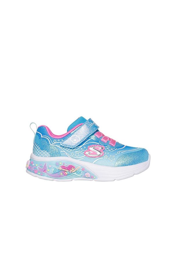 skechers - Buty dziecięce Skechers My Dreamers Lil Mermaid. Kolor: niebieski. Model: Skechers Sport. Sport: turystyka piesza