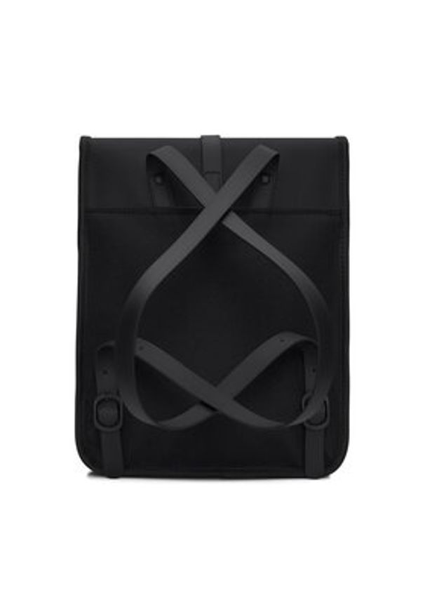 Rains Plecak Backpack Micro W3 13010 Czarny. Kolor: czarny. Materiał: materiał
