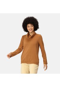 Adarae Regatta damska turystyczna bluza. Kolor: brązowy. Materiał: dzianina, polar