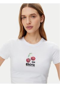 JJXX T-Shirt Gigi 12277657 Biały Stretch Fit. Kolor: biały. Materiał: bawełna #2