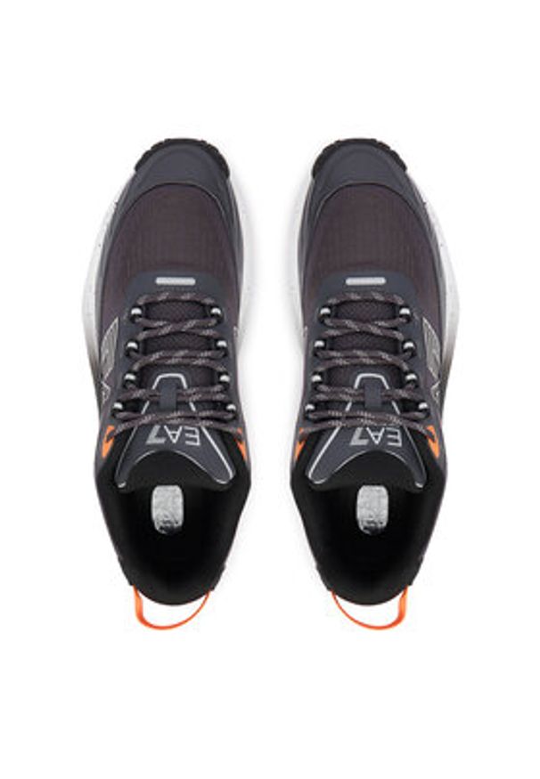EA7 Emporio Armani Sneakersy 7X000344 AF18640 M8191 Szary. Kolor: szary. Materiał: materiał